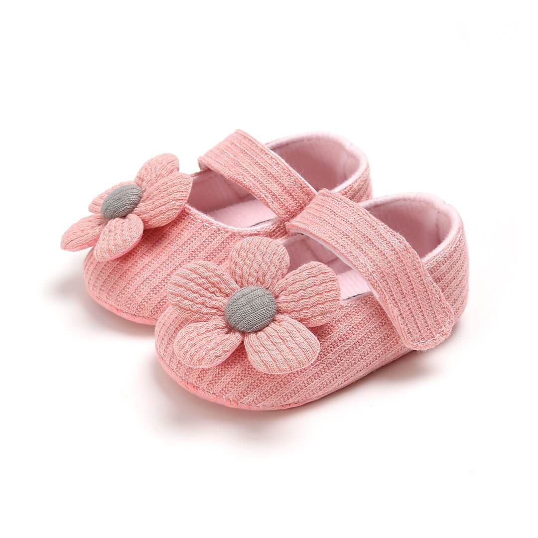 Flower Baby Girl Shoes Headband Pack