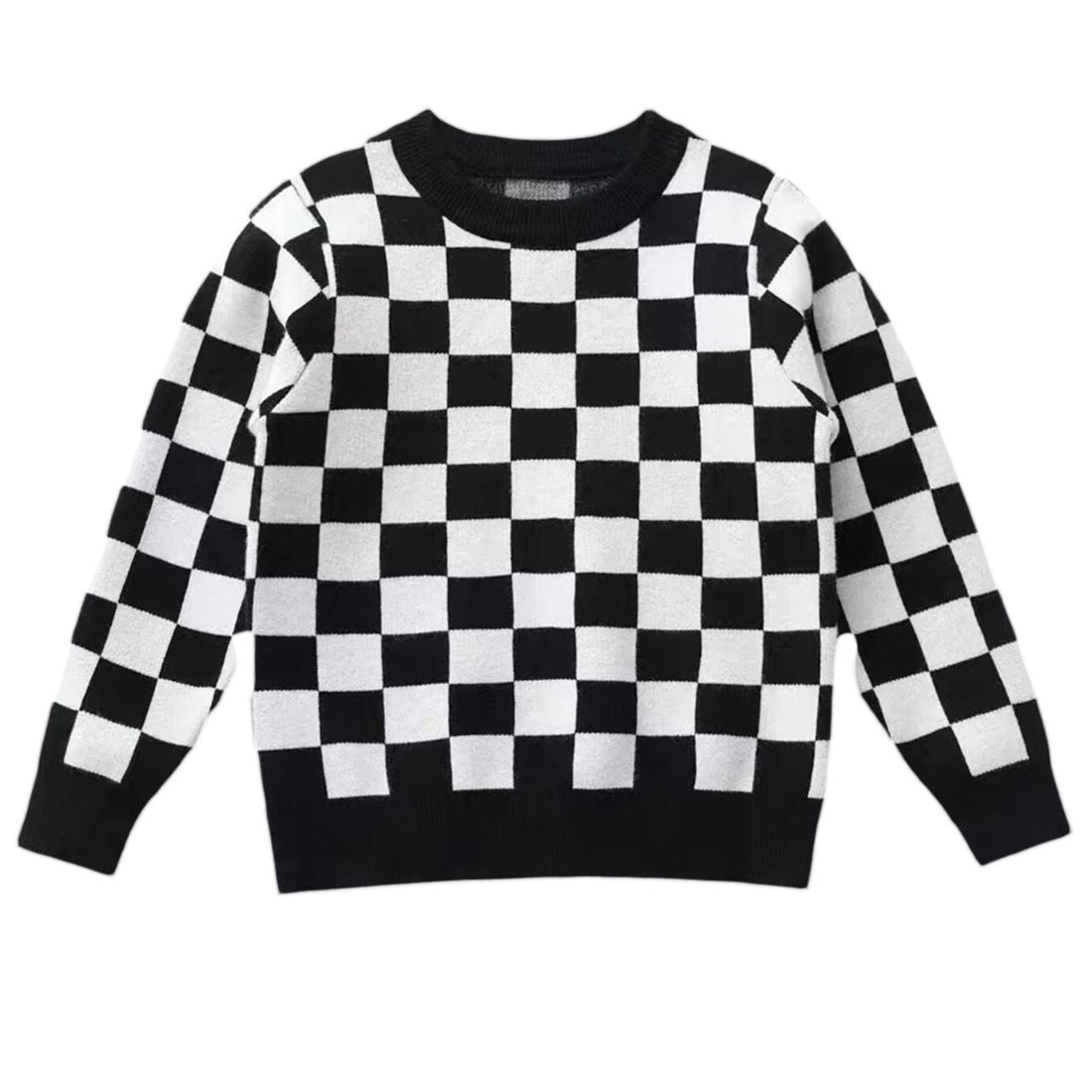 Checker Toddler Boy Sweater