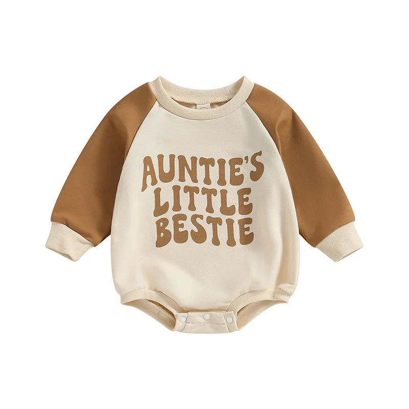 Auntie's Little Bestie Baby Bodysuit
