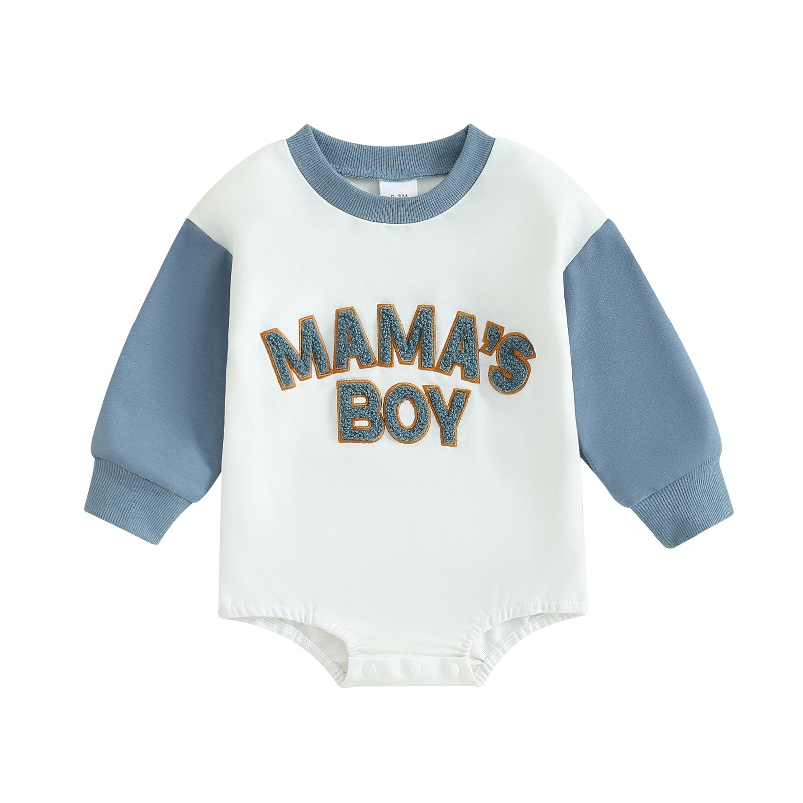 Mama's Boy Long Sleeve Baby Bodysuit