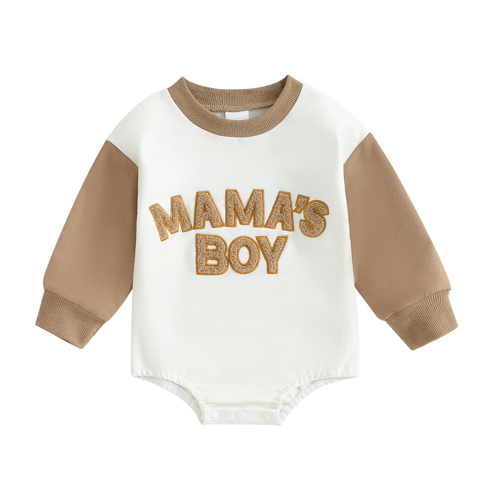 Mama's Boy Long Sleeve Baby Bodysuit