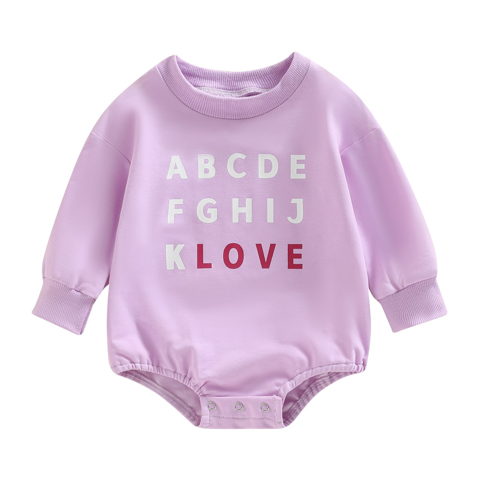 Baby Girl Alphabet Love Bodysuit - My Trendy Youngsters