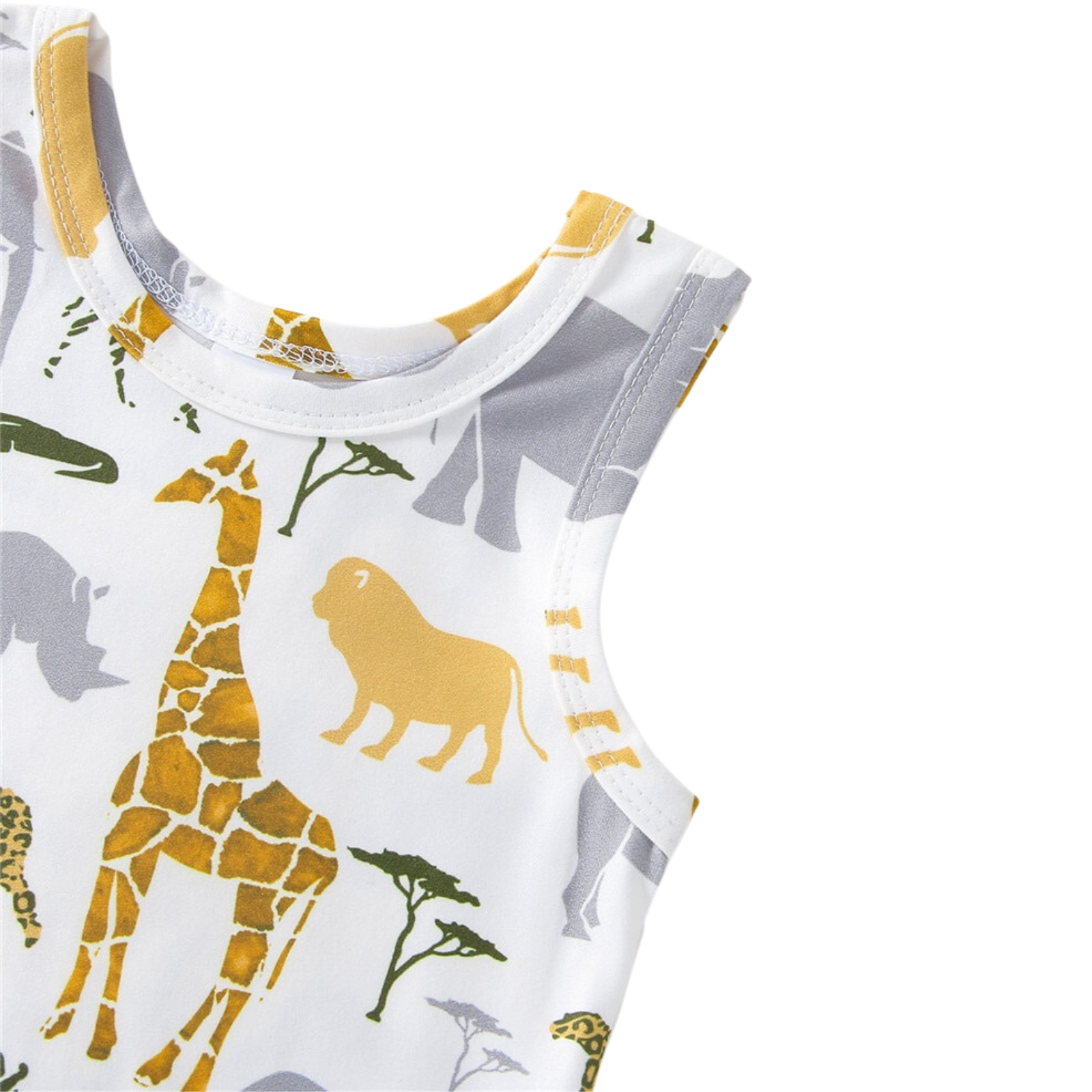 Baby Boy Animal Print Tank Set - My Trendy YoungstersBaby Boy Animal Print Tank Set - My Trendy Youngsters | Buy on-trend and stylish Baby and Toddler Clothing Sets @ My Trendy Youngsters - Dress your little one in Style @ My Trendy Youngsters