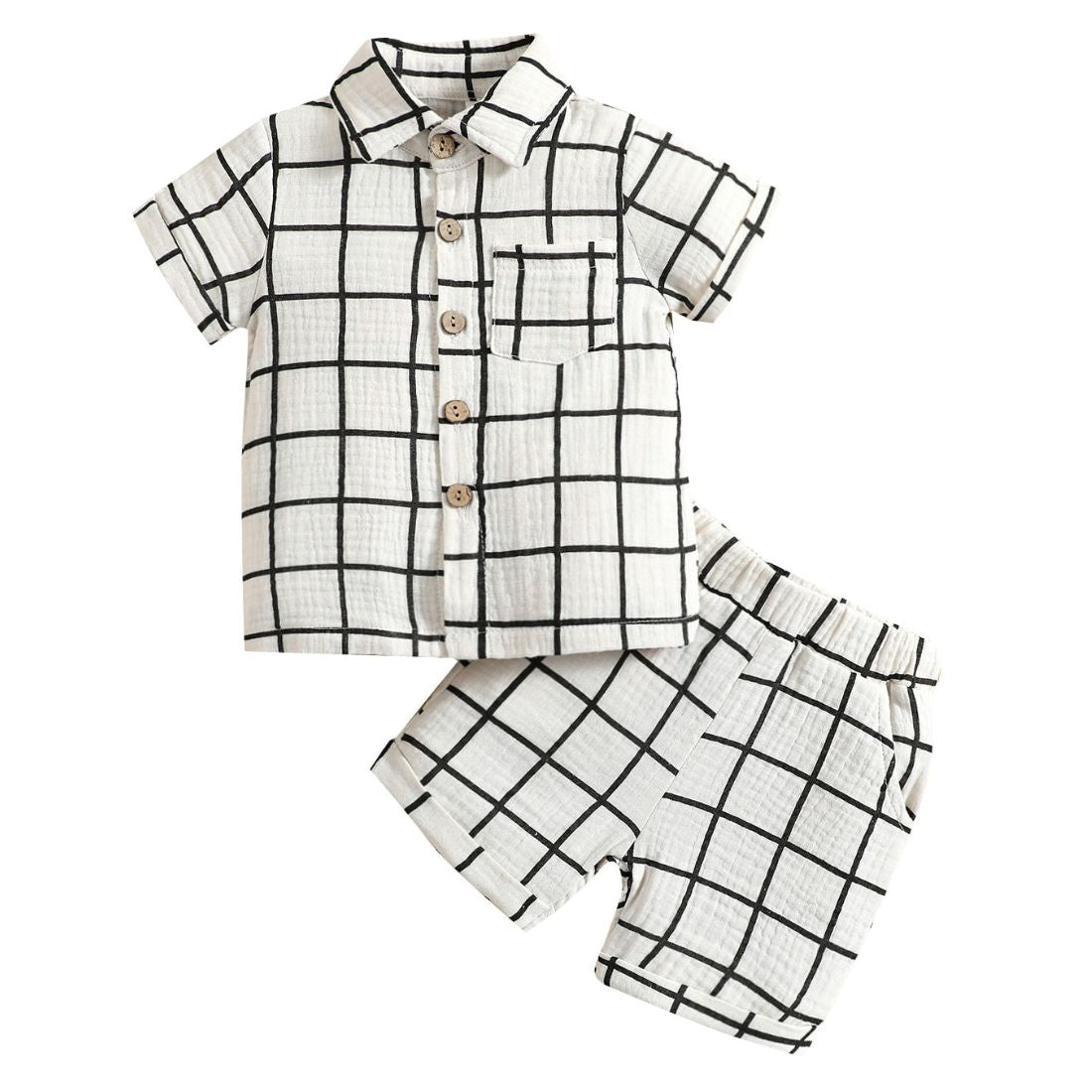 Ashton Button Up 2-Piece Clothing Set - My Trendy Youngsters | Buy on-trend and stylish Baby and Toddler Clothing Sets @ My Trendy Youngsters - Dress your little one in Style @ My Trendy Youngsters 