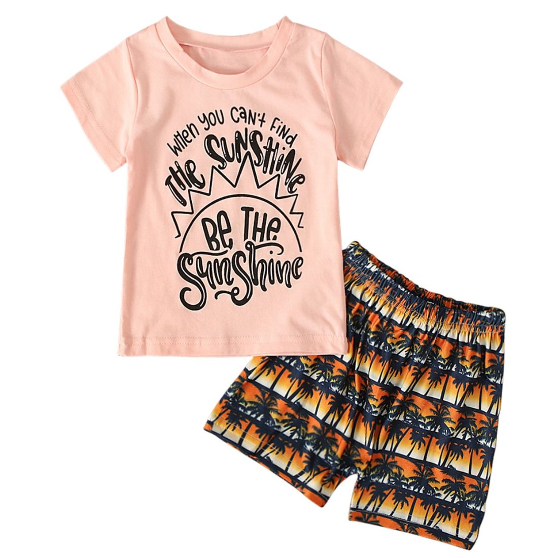 Be The Sunshine Coco Shorts 2-Piece Clothing Set - My Trendy Youngsters | Buy on-trend and stylish Baby and Toddler Clothing Sets @ My Trendy Youngsters - Dress your little one in Style @ My Trendy Youngsters