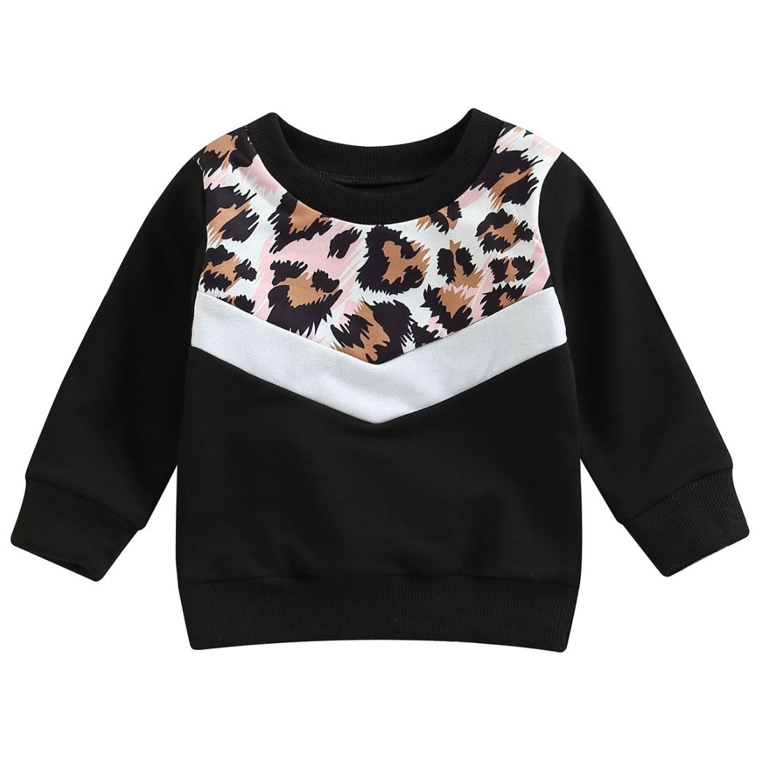 Baby Girl Black Leopard Sweatshirt - My Trendy Youngsters | Buy on-trend and stylish Baby and Toddler apparel @ My Trendy Youngsters - Dress your little one in Style @ My Trendy Youngsters 