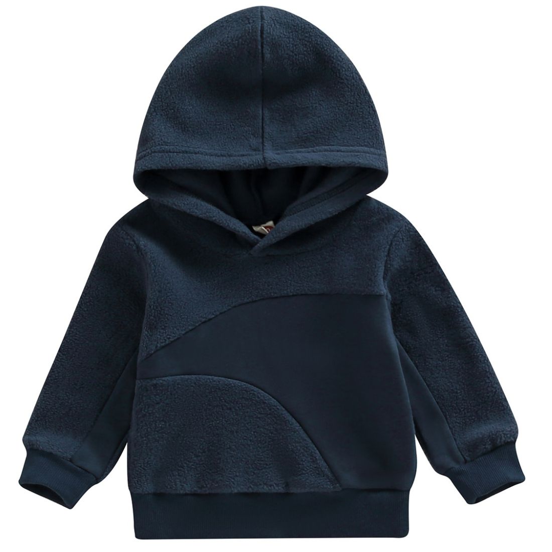 Two Tone Hooded Toddler Pullover