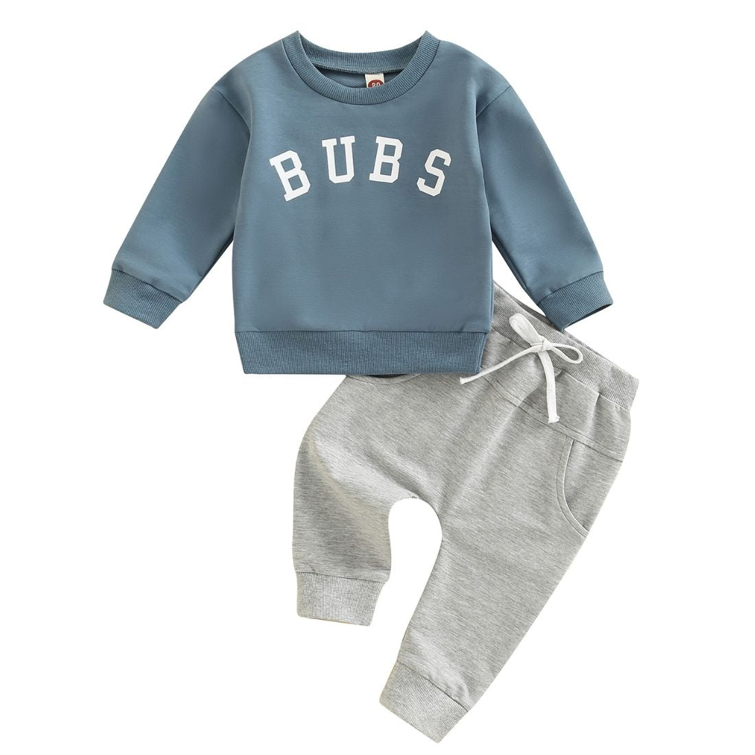 Bubs Sweaty Solid Baby Boy Clothing Set