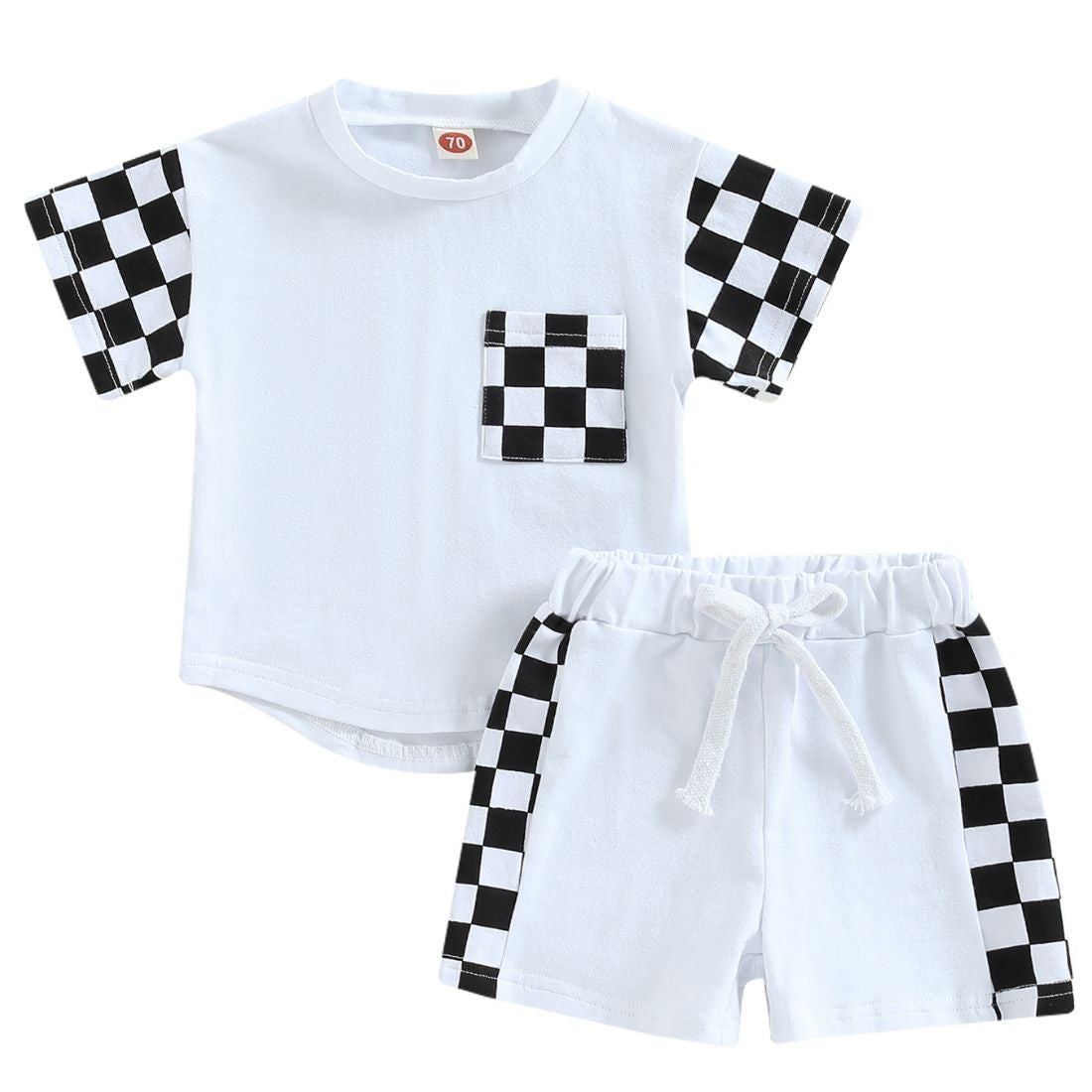 Checkers Crew Baby Boy Clothing Set