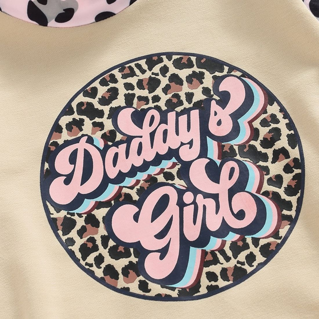 Daddy's Girl Leopard Baby Girl Bodysuit