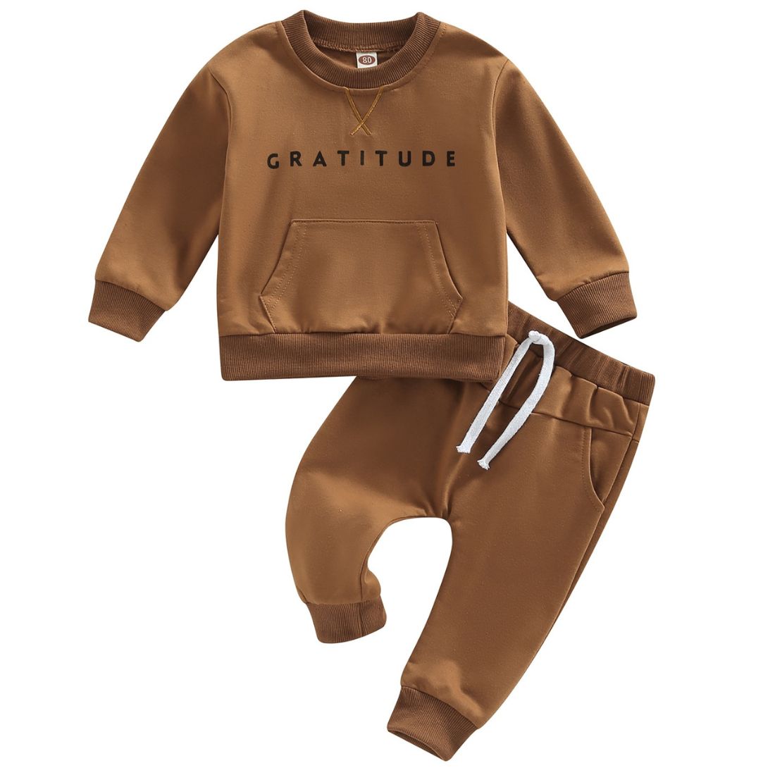 Little Boy Gratitude Sweat 2-Piece Clothing Set - My Trendy Youngsters | Buy on-trend and stylish Baby and Toddler Clothing Sets @ My Trendy Youngsters - Dress your little one in Style @ My Trendy Youngsters