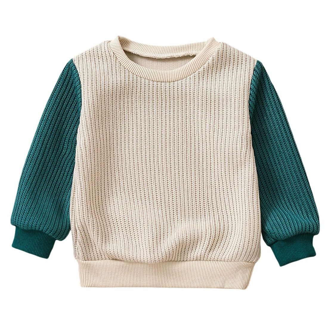 Boston Green Knit Toddler Boys Sweater