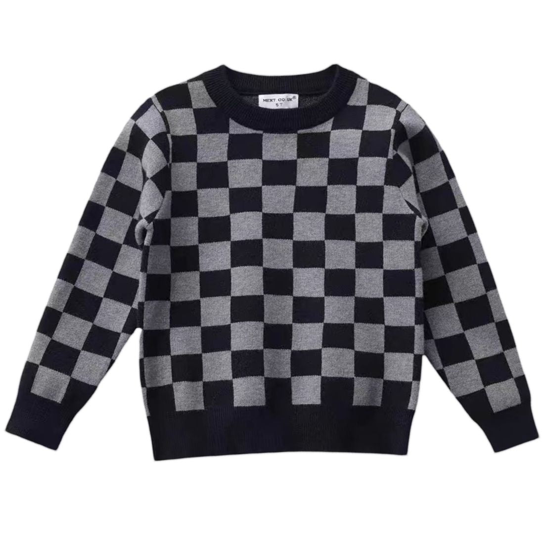 Checker Toddler Boy Sweater
