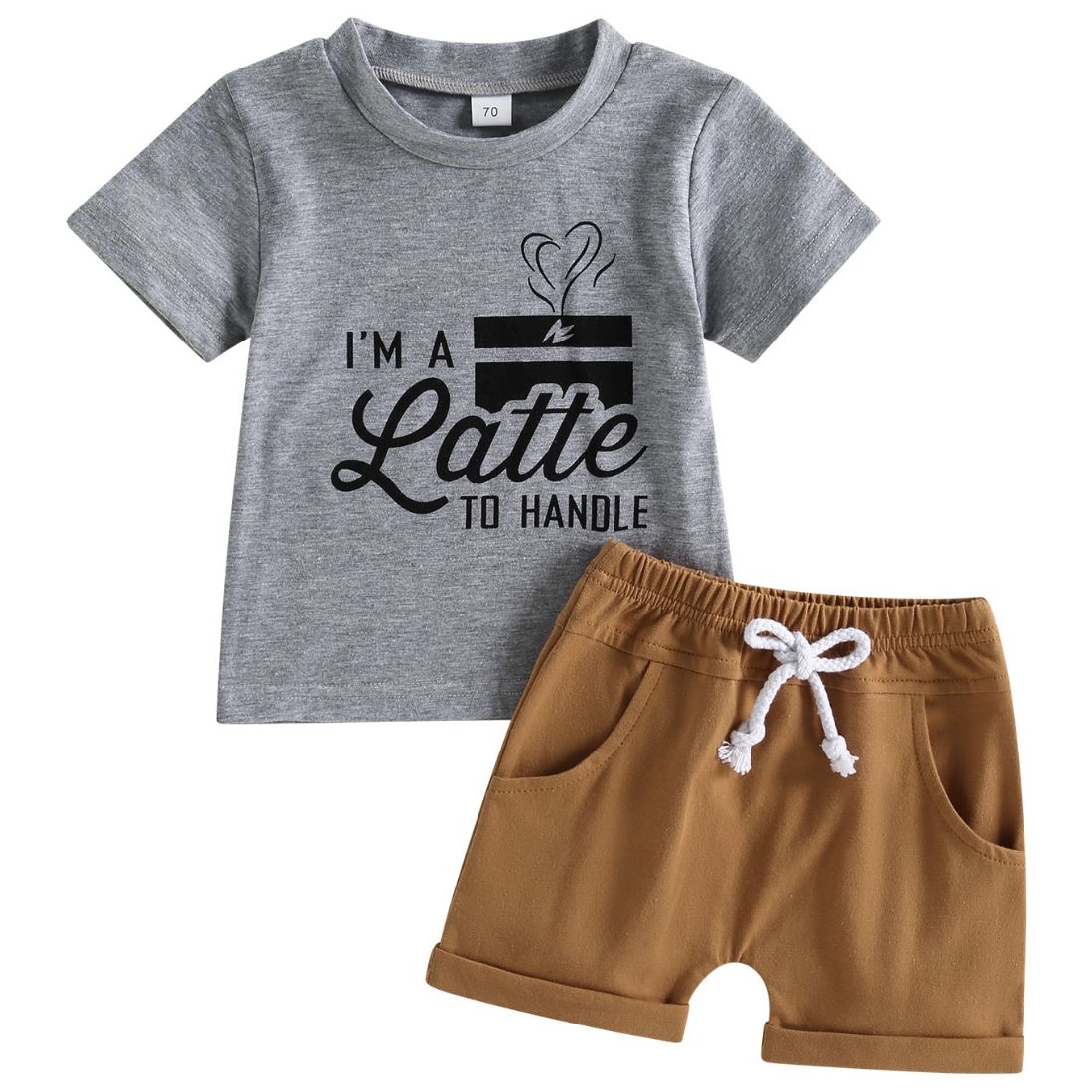 Im A Latte To Handle Baby Clothing Set