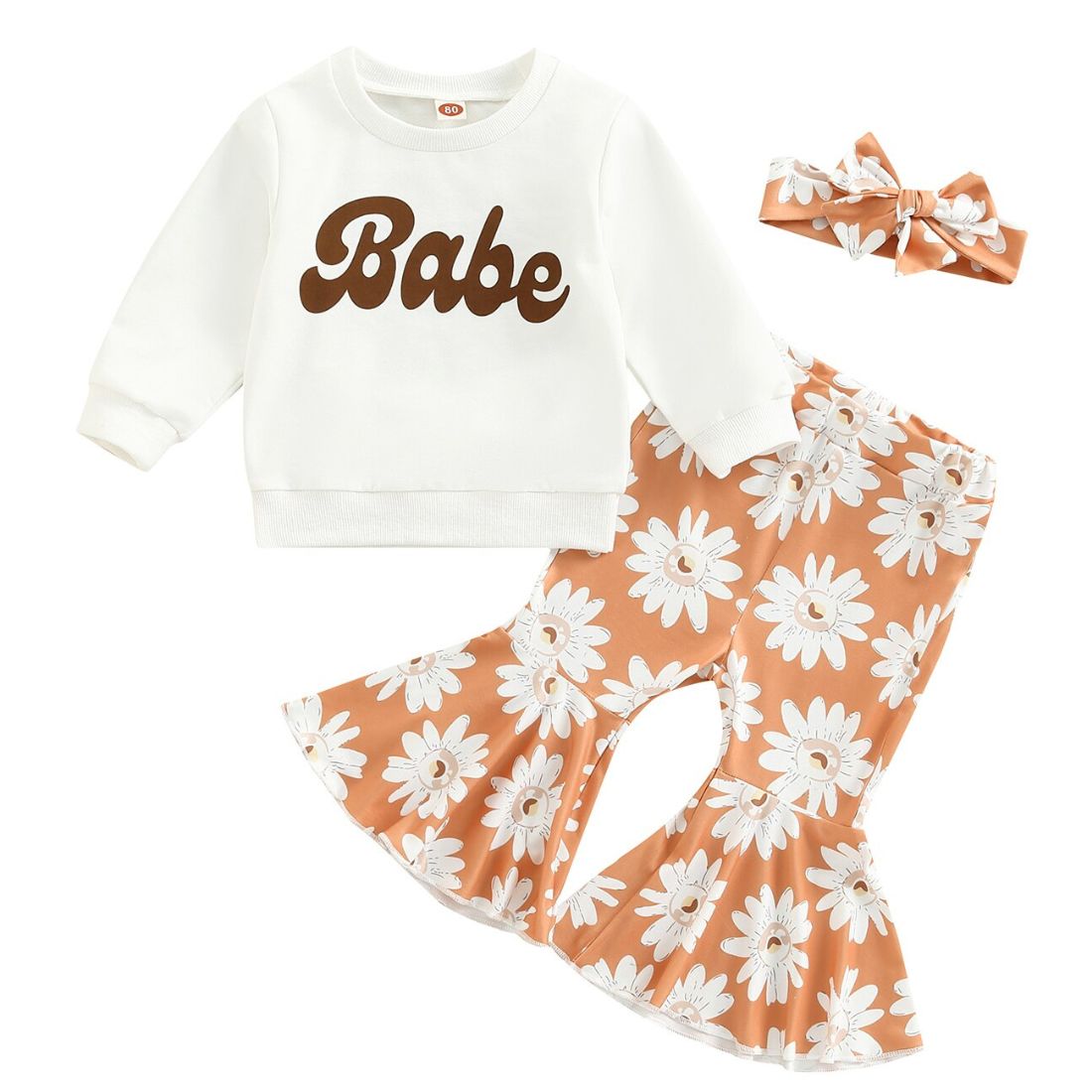 Little Girl Babe Floral Flare 2-Piece Clothing Set - My Trendy Youngsters | Buy on-trend and stylish Baby and Toddler Winter apparel @ My Trendy Youngsters - Dress your little one in Style @ My Trendy Youngsters 