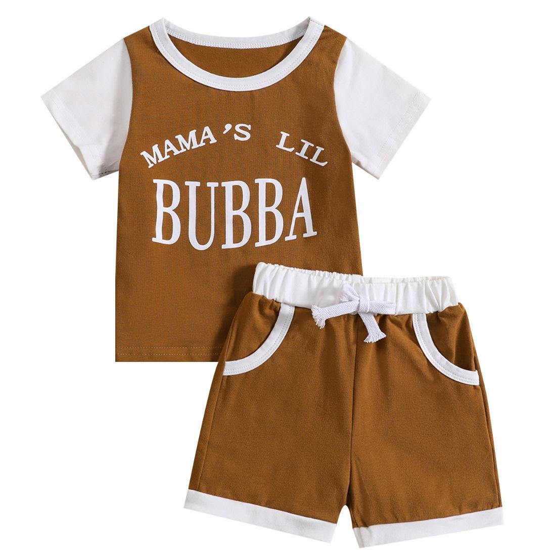 Mamas Lil Bubba Casual Baby Set | Brown