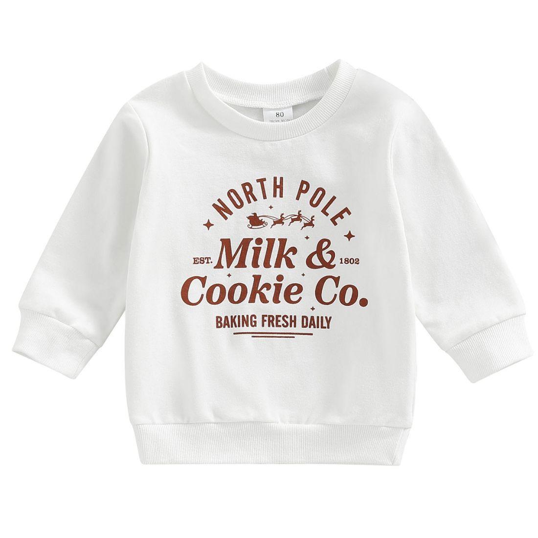 Unisex Milk & Cookie Co Toddler Sweatshirt - My Trendy Youngsters | Buy on-trend and stylish Baby and Toddler Clothing Sets @ My Trendy Youngsters - Dress your little one in Style @ My Trendy Youngsters 