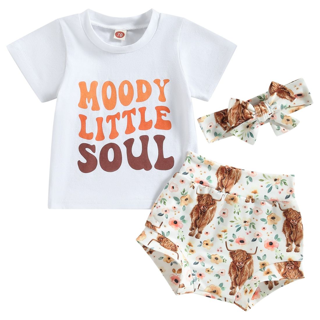 Baby Girl Moody Little Soul Baby 2 Piece Clothing Set - Youngsters.com.au | Buy on-trend and stylish Baby and Toddler Clothing Sets @ My Trendy Youngsters - Dress your little one in Style @ My Trendy Youngsters  | 
