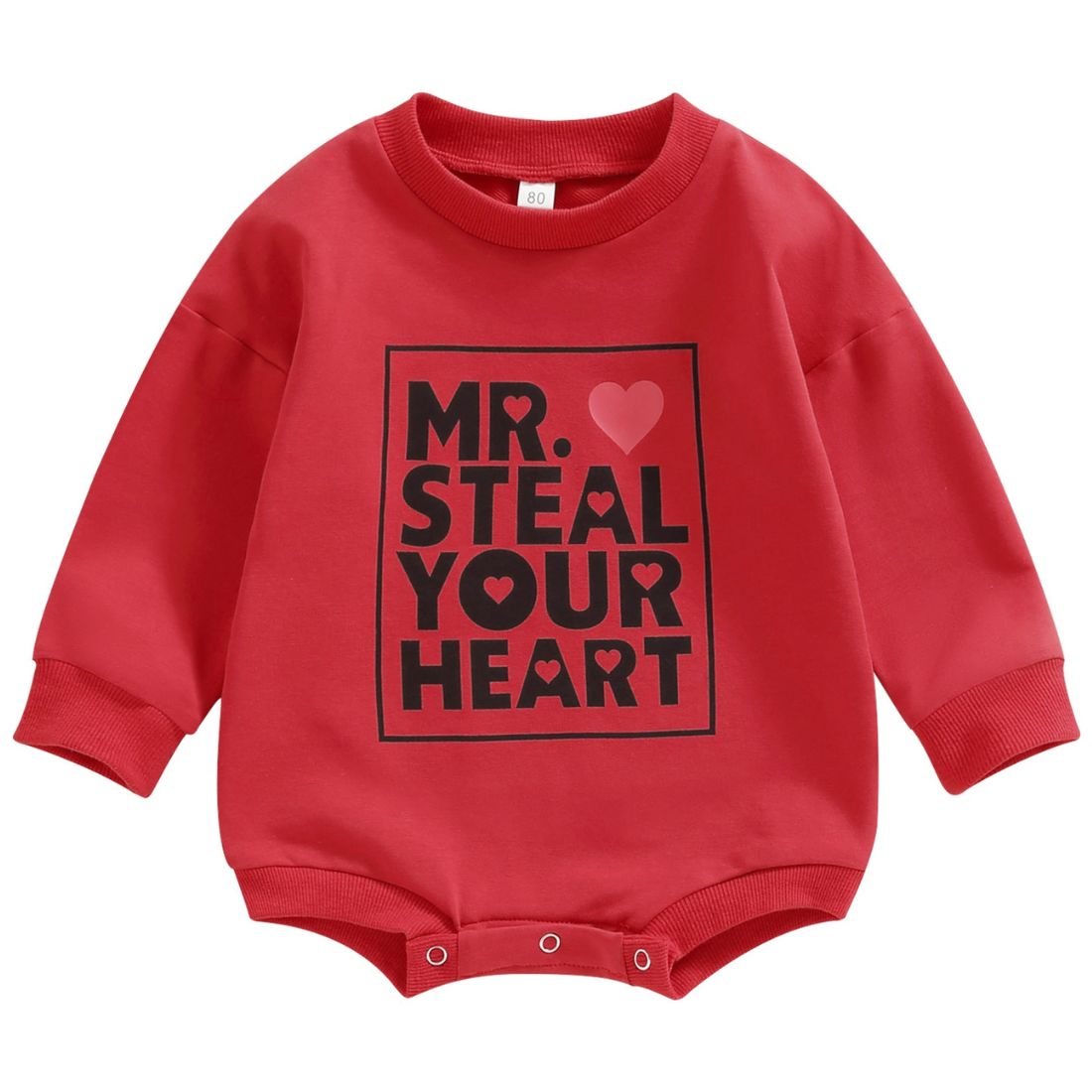 Mr Steal Your Heart Baby Boy Bodysuit