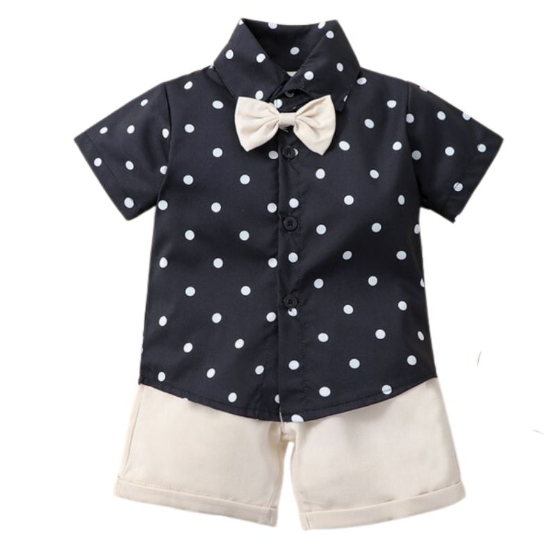 Toddler Boy Parker Bowtie 2-Piece Clothing Set - My Trendy Youngsters | Buy on-trend and stylish Baby and Toddler Clothing Sets @ My Trendy Youngsters - Dress your little man in Style @ My Trendy Youngsters