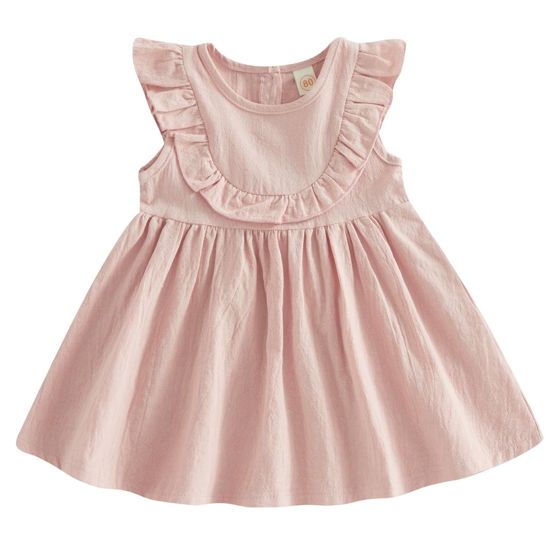 Ruffle Casual Toddler Pink Dress