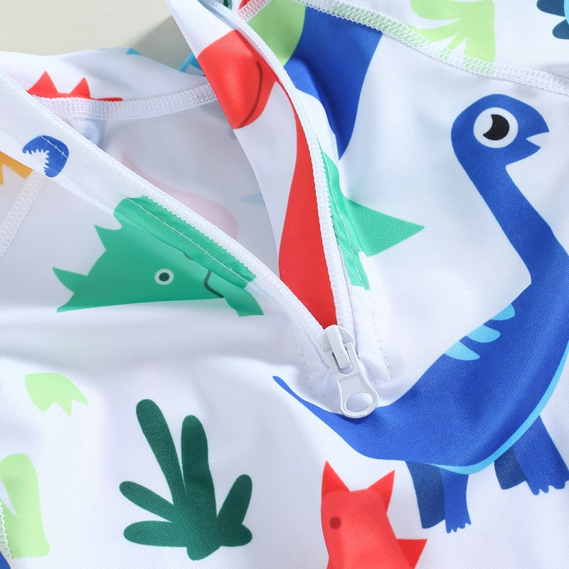 Colourful Dino Toddler Swimsuit