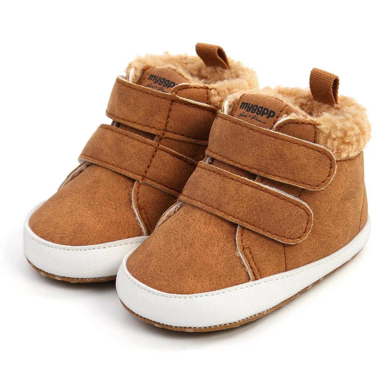 Velcro Faux Fur Baby Boots