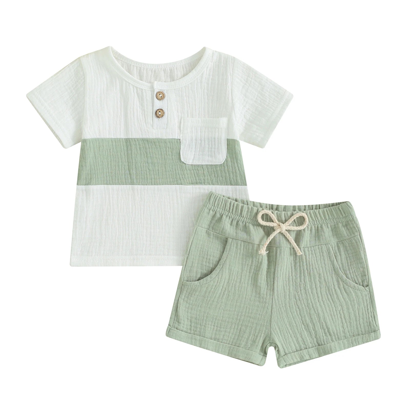 Vacay Two Tone Toddler Set