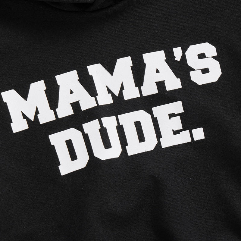 Mama's Dude Hoodie Baby Clothing Set