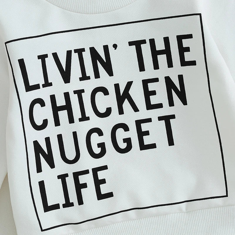 Livin the Chicken Nugget Life Baby Set