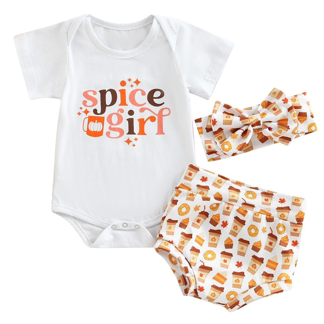 Spice Girl Baby Girl Bodysuit Set