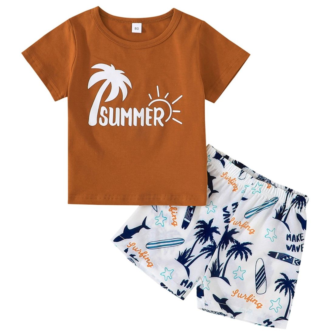 Summer Surfing Toddler Boy Set