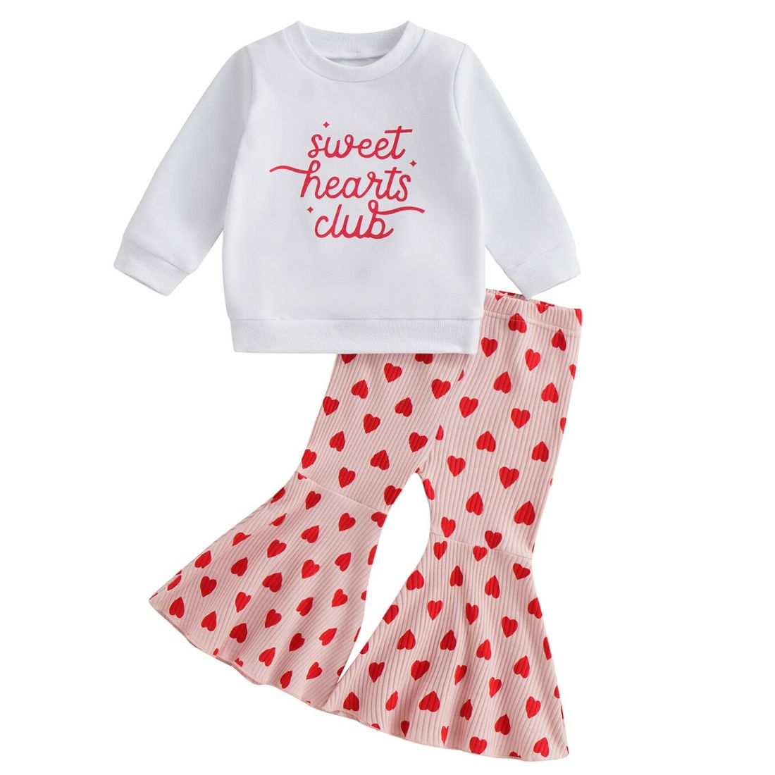 Sweet Hearts Sweaty Toddler Clothing Set