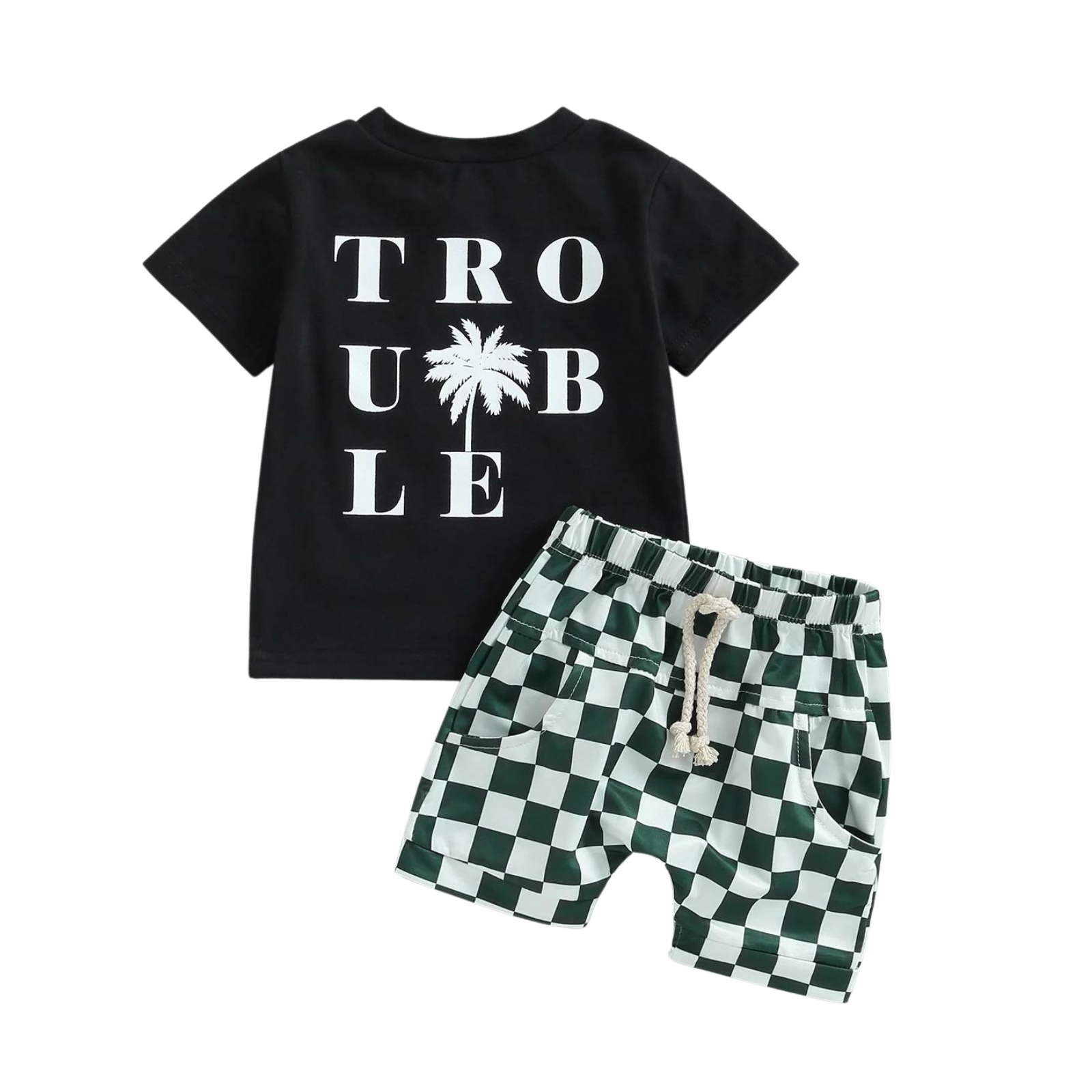 Trouble Palms Toddler Set