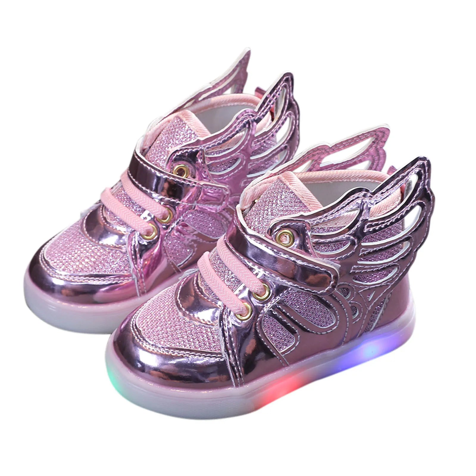 Toddler Girl Light Up Angel Wing Sneaker