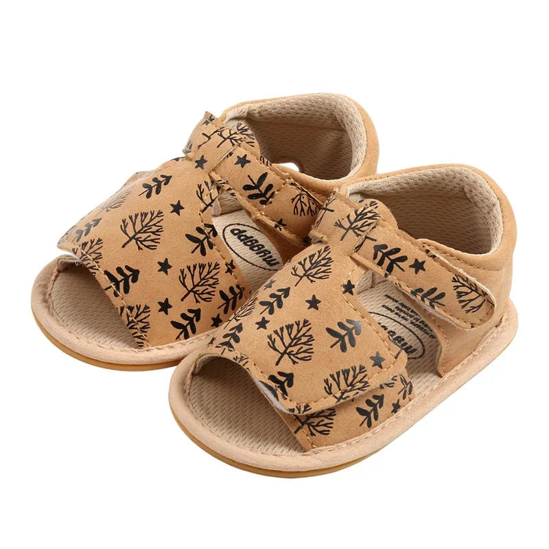 Forest Velcro Over Baby Shoes