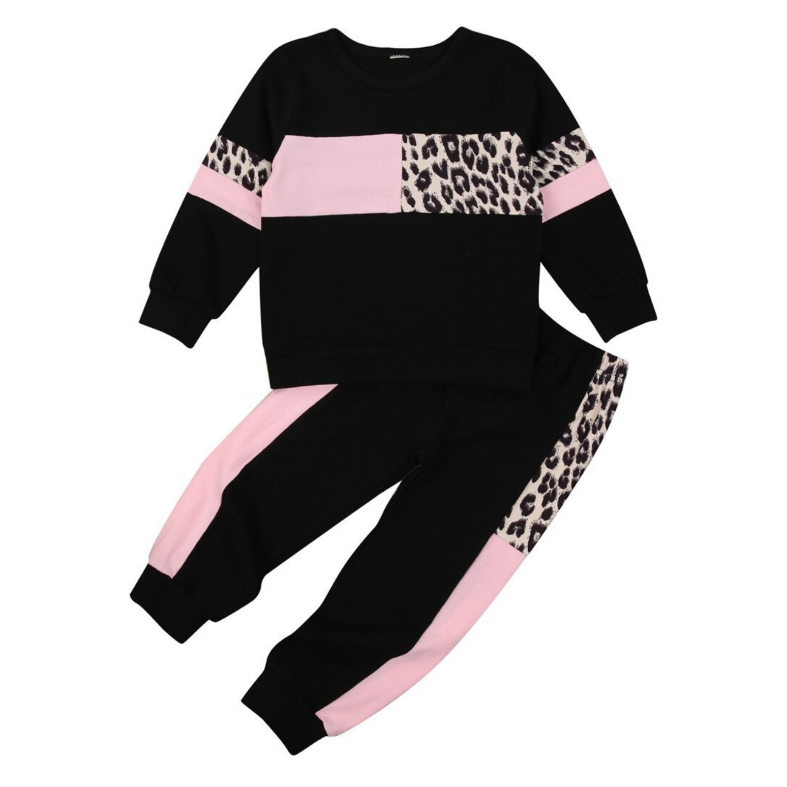 Kayla Leopard Sweater & Pants Set
