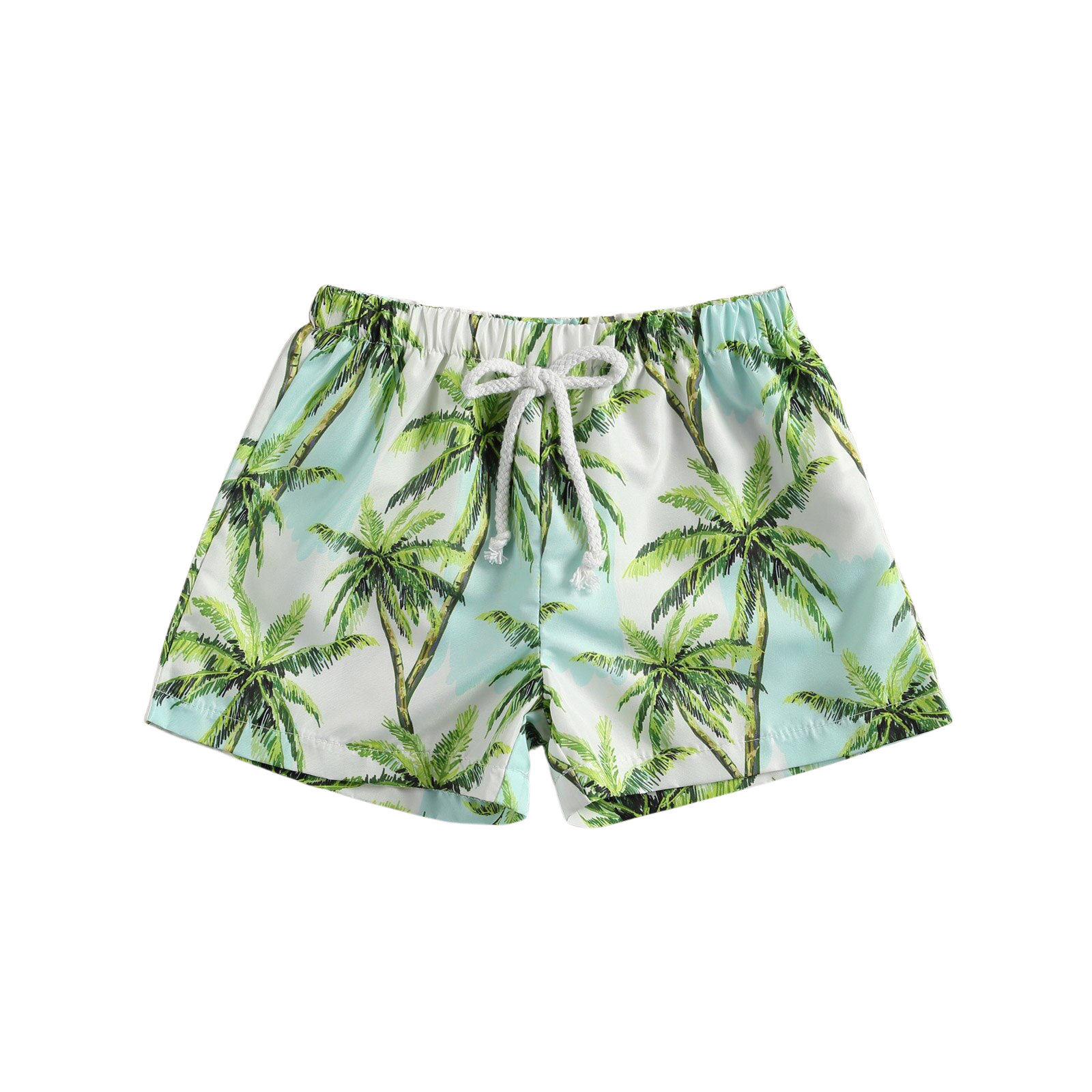 Cloudy Palms Baby Beach Shorts