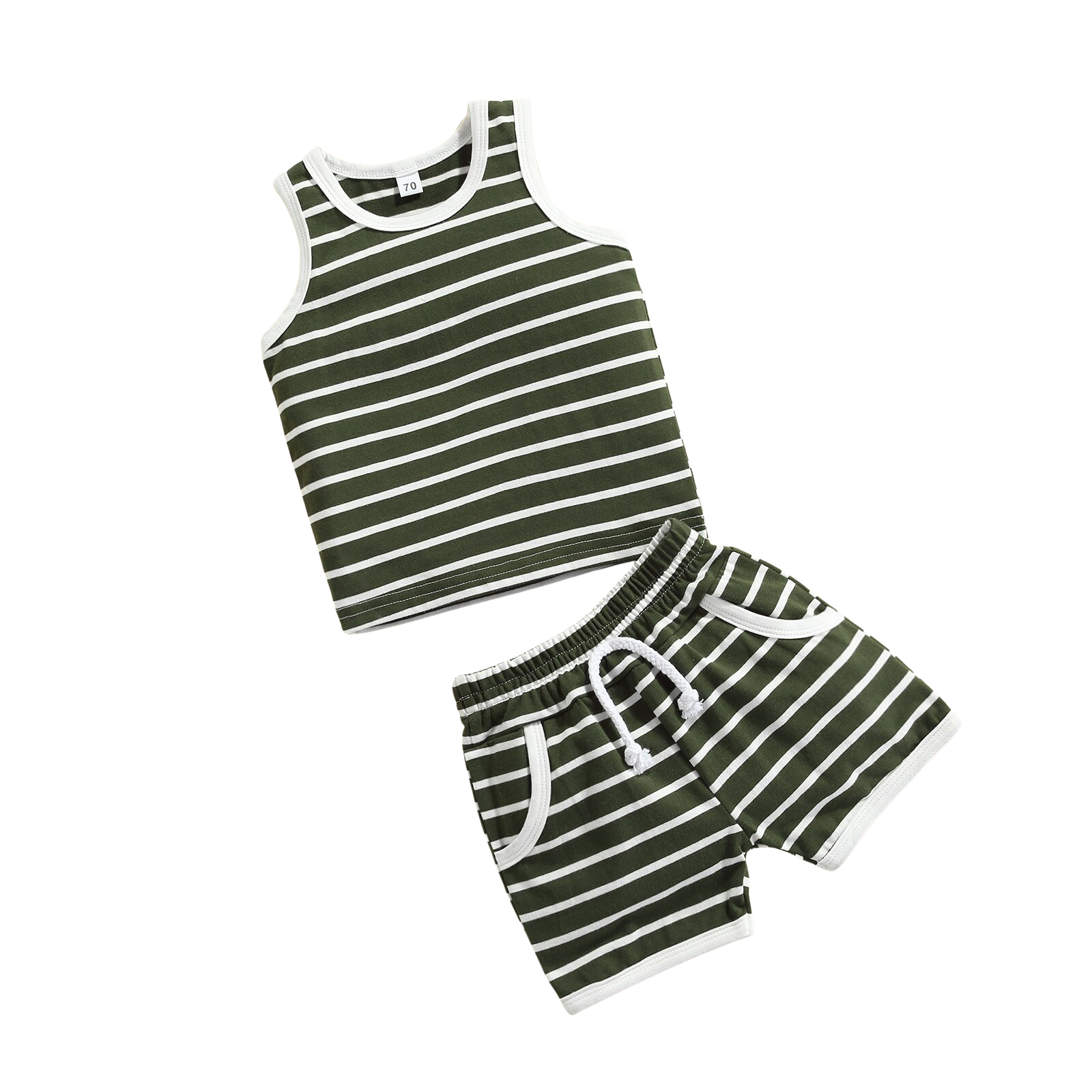 Stripes Tank Baby Clothing Set