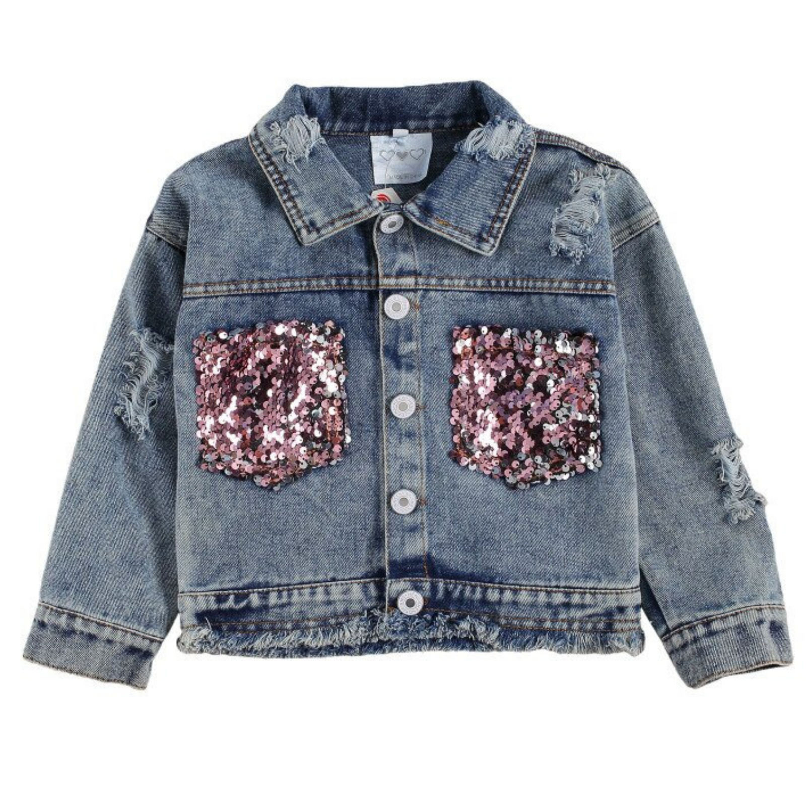 Sequin Ripped Jacket