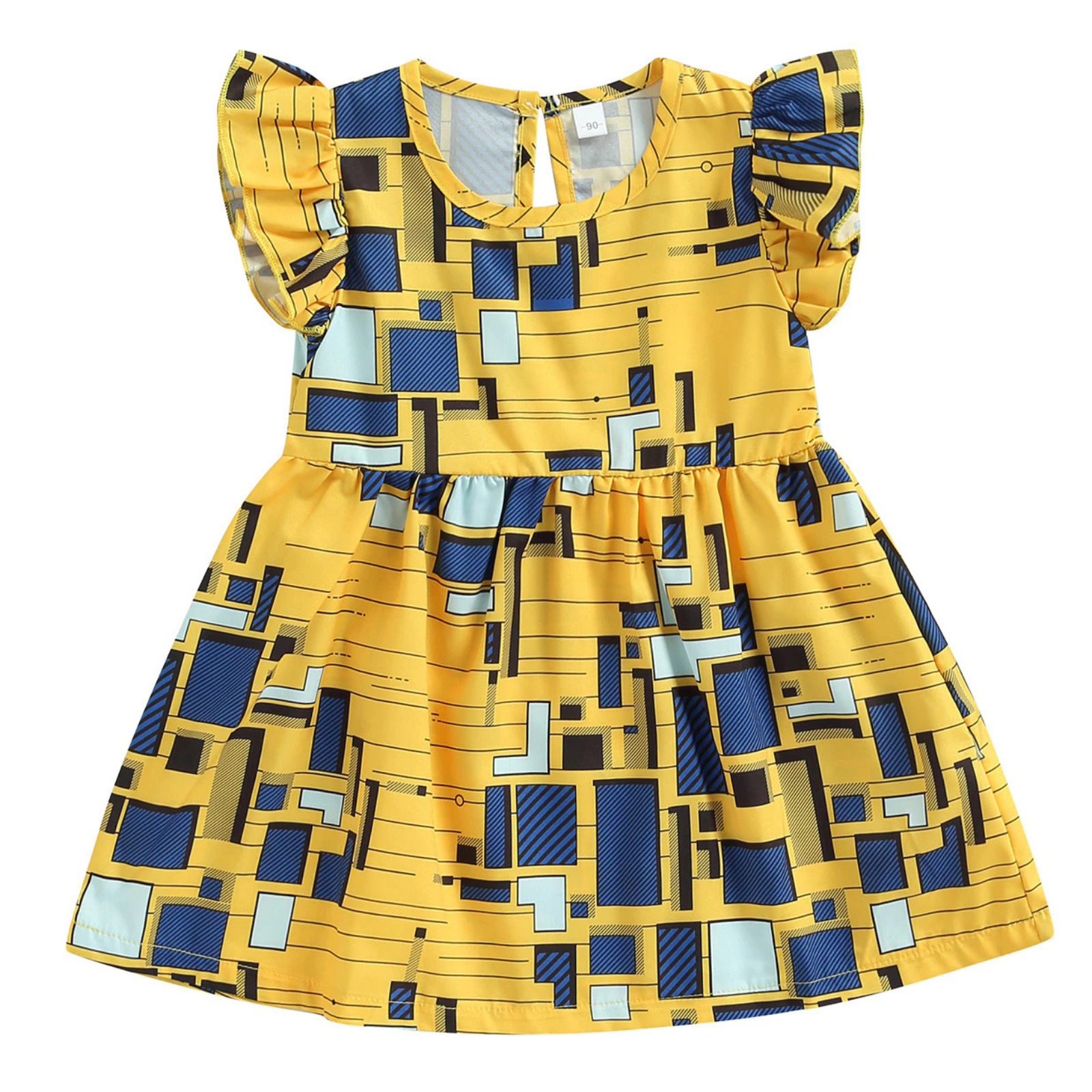 Geometric Line Dress