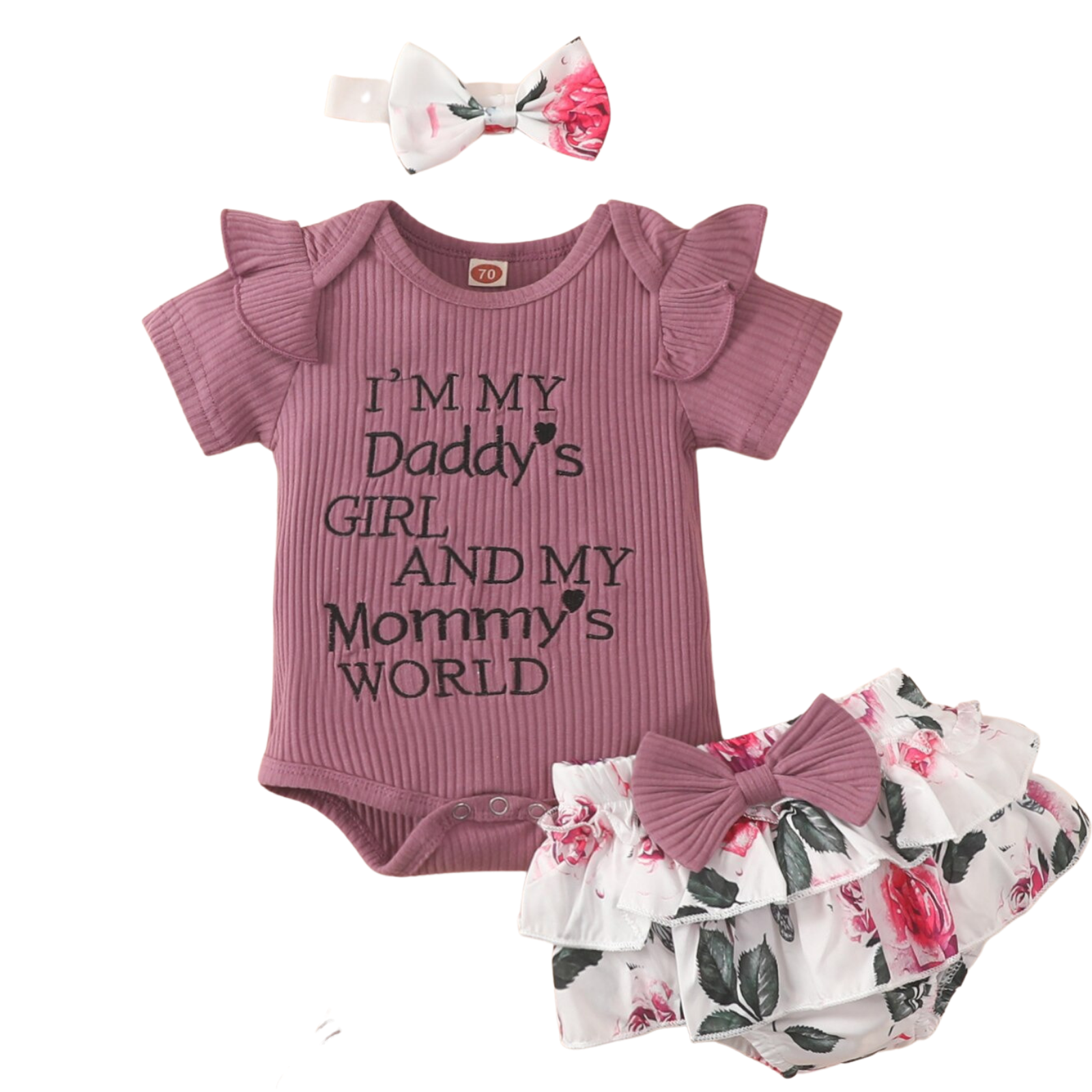 Mommy's World Floral 3pce Set