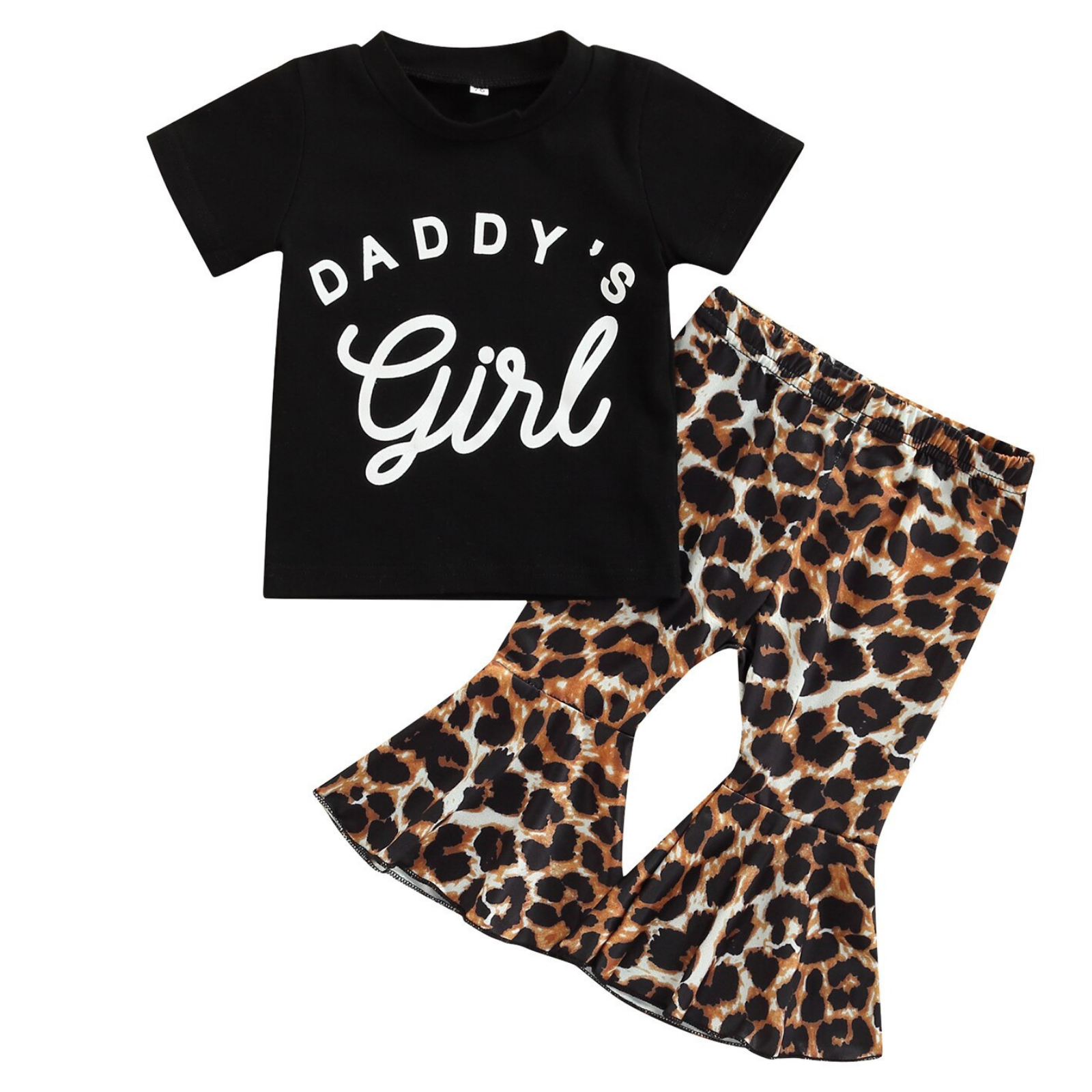 Daddy's Girl Tee & Leopard Flares Set