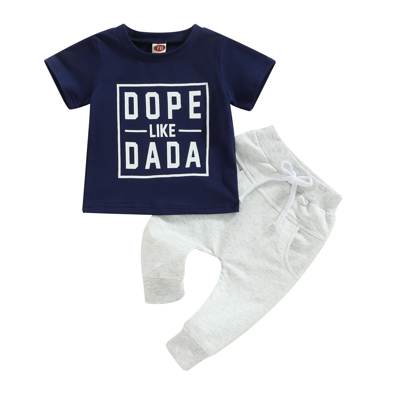 Dope Like Dada Baby Clothing Set