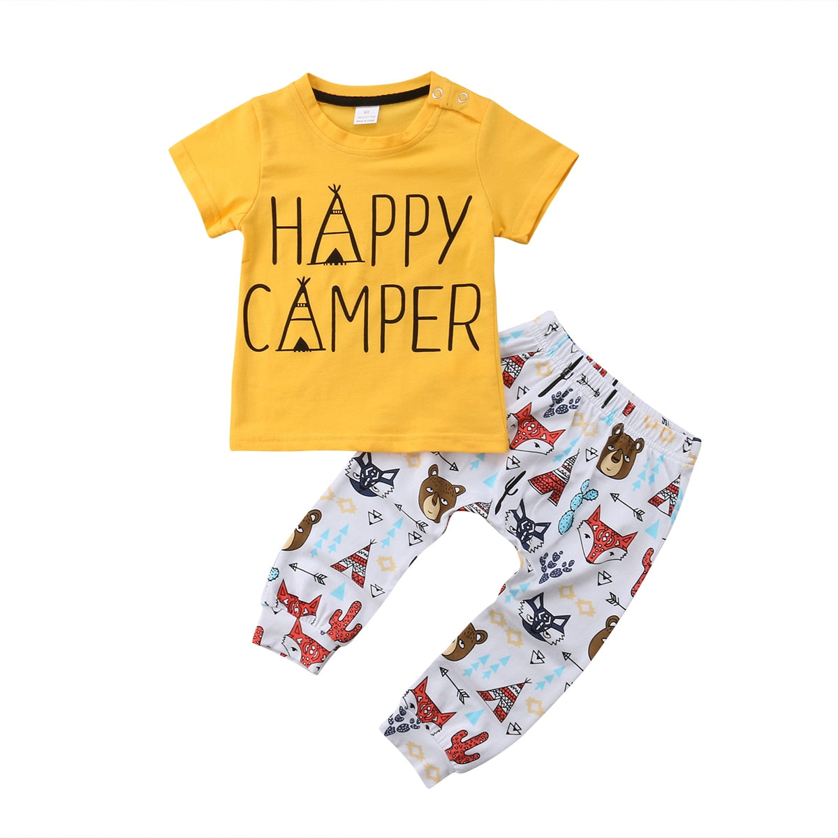 Happy Camper Baby Clothing Set